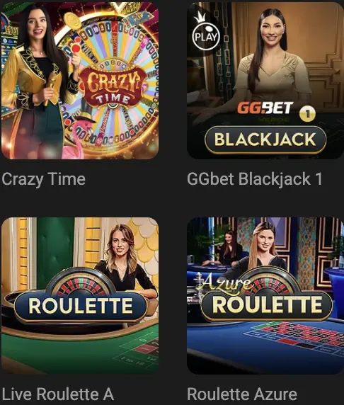 GGBet Casino Games